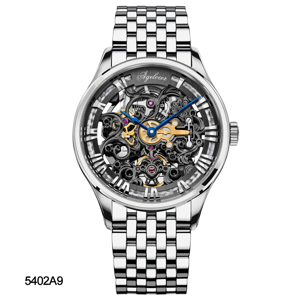 AGELOCER Automatic Skeleton Watch Schwarzwald Series 540