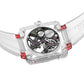 Luxury Skeleton Agelocer Sapphire Tourbillon Watch 9201 9204 Transparent Case Wirstwatches