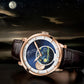 Automatic Moon Phase Watch Van Gogh Oil Painting Dial 6401